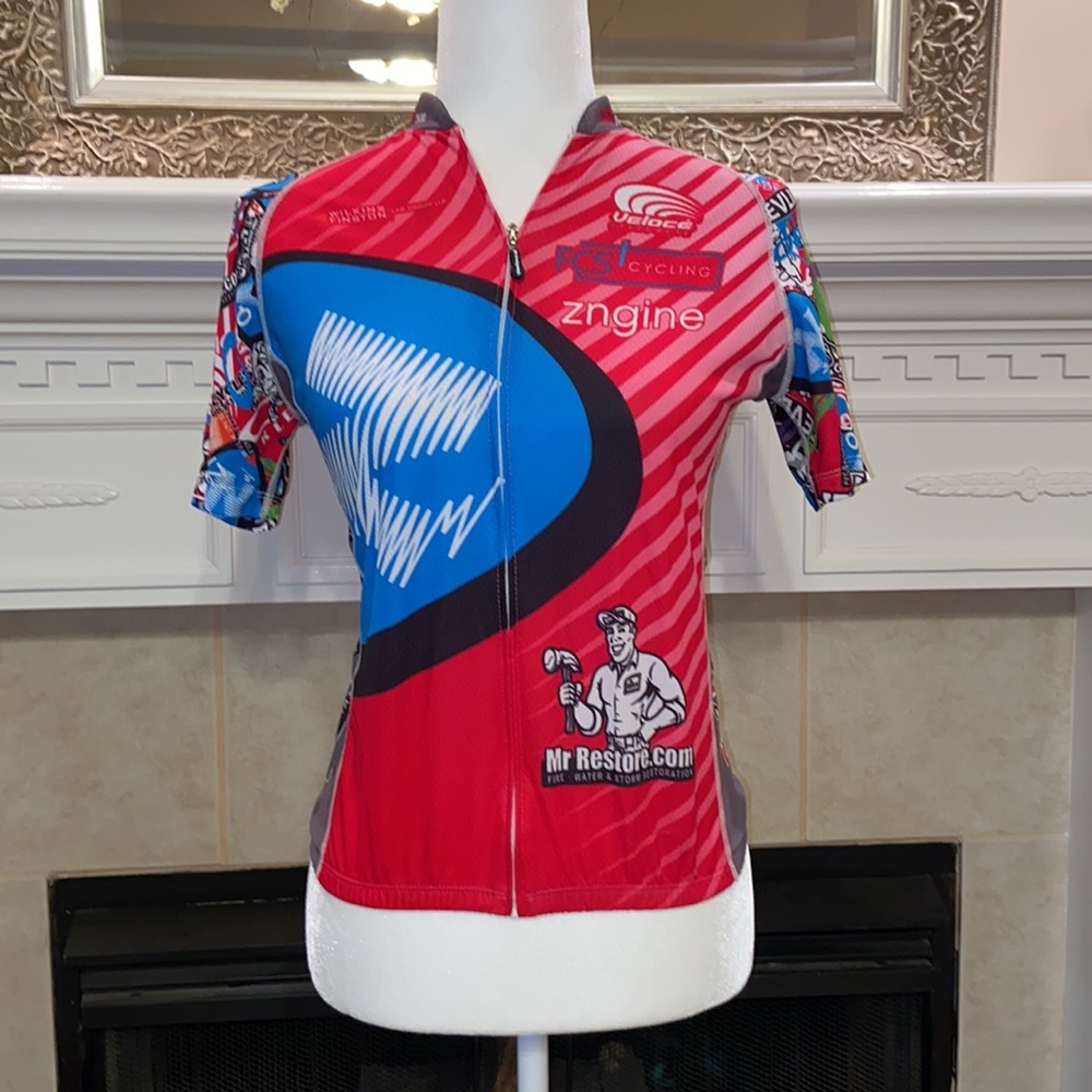 Veloce Speedwear Front Zip Biking Top